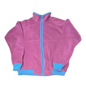 Woolrich The Teton Purple  Fleece jacket Size Large